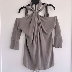 Haidar Ackerman draped silk top - Size 36FR (small)